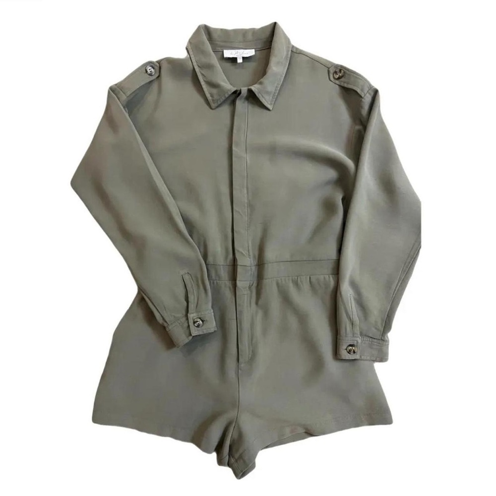 L'Academie Olive Green Jumpsuit